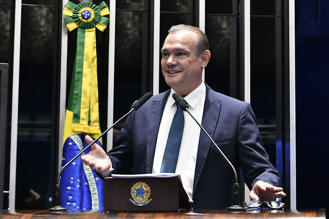 De volta à tribuna do Senado, Fagundes também comemorou a reeleição ao Senado com a segunda maior votação proporcional no Brasil